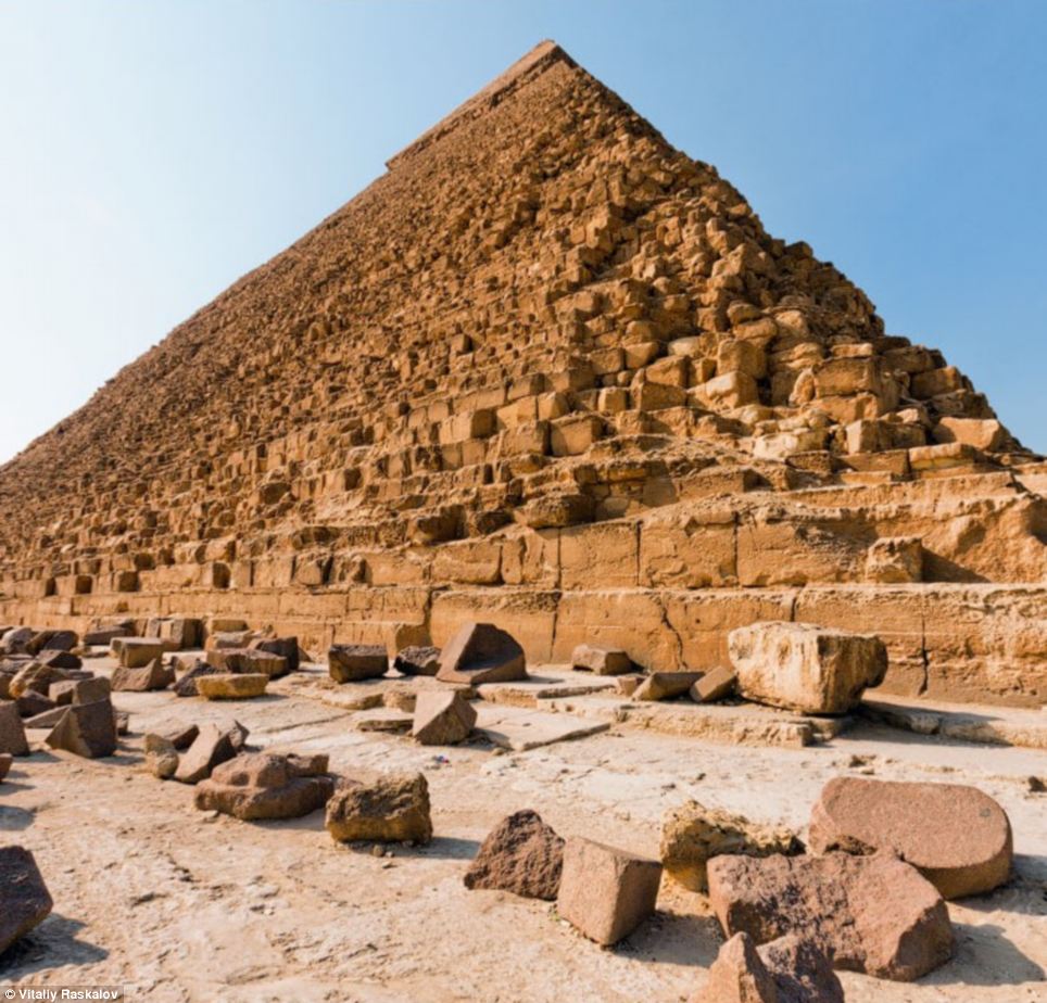 fotos proibidas das piramides -