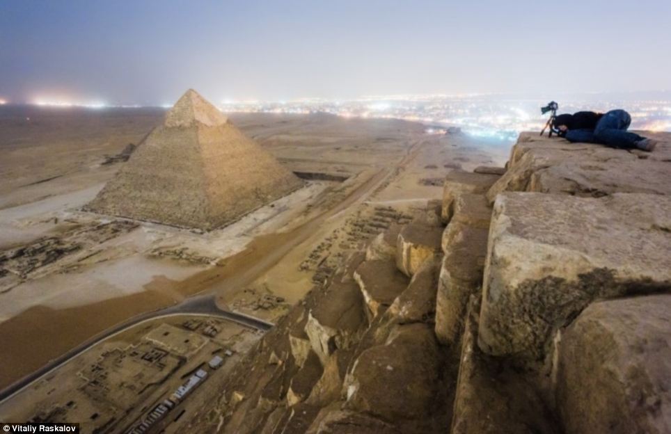 fotos proibidas das piramides Egito
