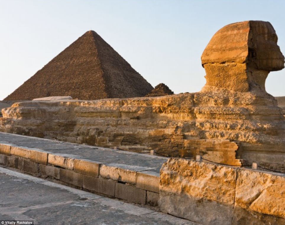 fotos proibidas das piramides - Egito