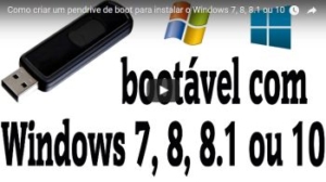 como criar um pendrive de boot no Windows