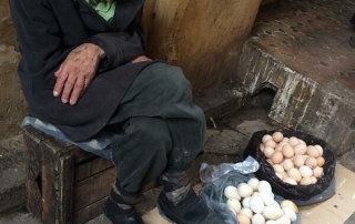 vendedor de ovos