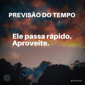 frase sobre o tempo